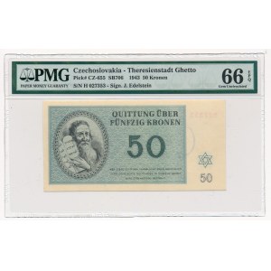 Czechosłowacja - Getto Terezin - 50 koron 1943 - PMG 66 EPQ