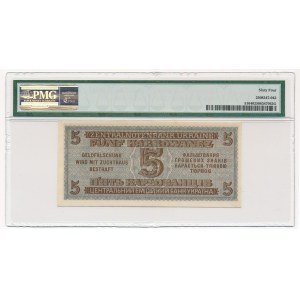 Ukraine 5 karbovantsiv 1942 - PMG 64