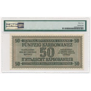 Ukraine 50 karbovantsiv 1942 - PMG 64