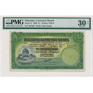 Palestine 1 pound 1939 - PMG 30 NET