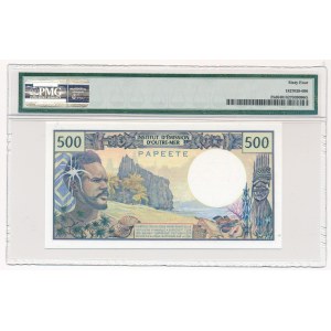 Francja Tahiti - 500 franków 1985 - PMG 64
