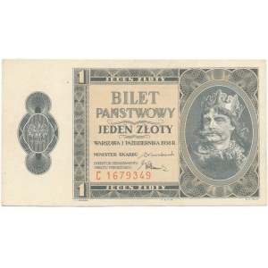 1 złoty 1938 -C- rzadki