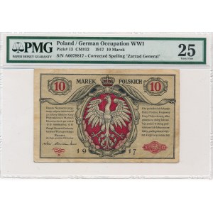 10 marek 1916 Generał Biletów - PMG 25 - niski numer