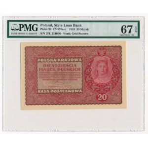 20 marek 1919 - II Serja FL - PMG 67 EPQ