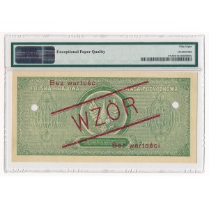 1 milion marek 1923 WZÓR -C- PMG 58 EPQ