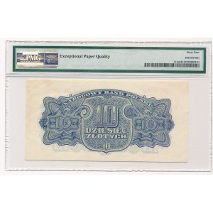 10 złotych 1944 ...owe -Dd- PMG 64 EPQ - RZADKOŚĆ w tym stanie