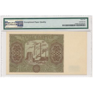 1000 złotych 1947 -A- PMG 66 EPQ