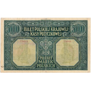 500 marek 1919 Dyrekcja - wyjątkowej świeżości