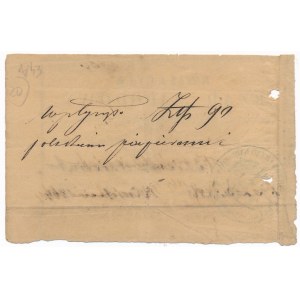 Rząd Narodowy - Awizacyja 90 złotych 1864 