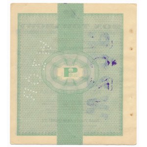 Pewex Bon Towarowy 1 dolar 1960 WZÓR Ad 0000000 