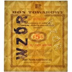 Pewex Bon Towarowy 5 dolarów 1960 WZÓR Ae 0000000 