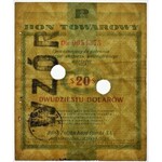Pewex Bon Towarowy 20 dolarów 1960 WZÓR numeracja bieżąca