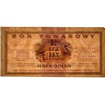 Pewex Bon Towarowy 1 dolar 1969 WZÓR - Ed 0000000 