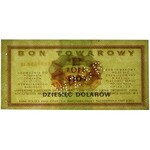 Pewex Bon Towarowy 10 dolarów 1969 WZÓR - Ef 0000000 