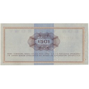 Pewex Bon Towarowy 50 dolarów 1969 WZÓR - Ei 0000000 