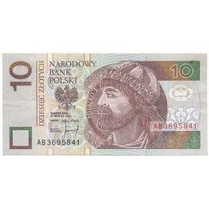 10 złotych 1994 -AB- najrzadsza