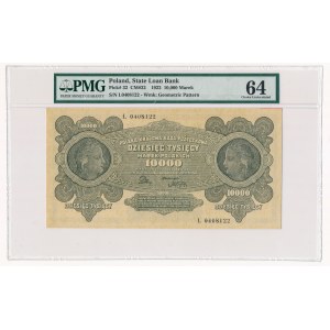 10.000 marek 1922 -L- PMG 64 - piękny