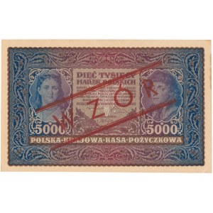 5.000 marek 1920 - nadruk Wzór Kamińskiego