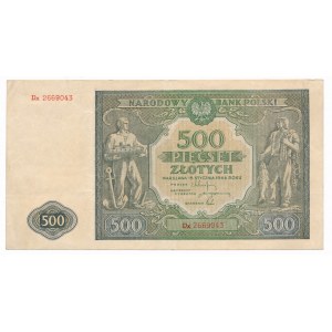 500 złotych 1946 -Dx- seria zastępcza