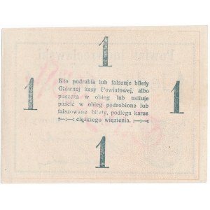 Inowrocław - 1 marka 1919 - stempel EINGELÖST