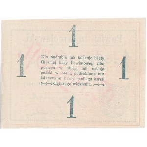 Inowrocław - 1 marka 1919 - stempel EINGELÖST