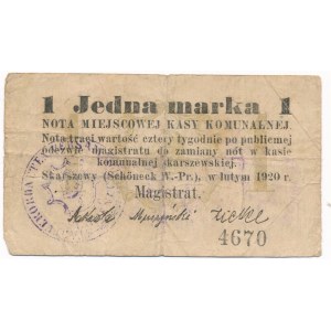 Skarszewy - 1 marka 1920 