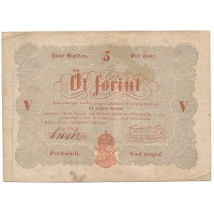 Hungary 5 forints 1848 