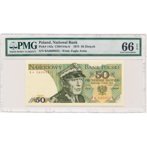 50 złotych 1975 -BA- PMG 66 EPQ