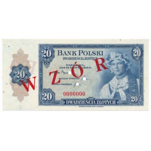 20 złotych 1939 WZÓR -0000000- 