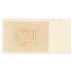 1.000 złotych 1945 PRÓBA - wyłącznie z poddrukiem