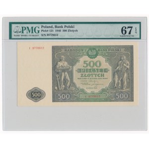 500 złotych 1946 -I- PMG 67 EPQ