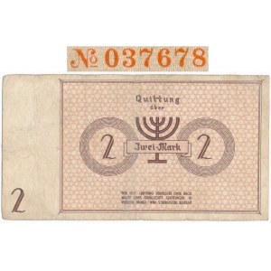 2 mark 1940 Getto Litzmannstadt Rauchwerger serial - Rare piece
