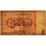 2 mark 1940 Getto Litzmannstadt Rauchwerger serial - Rare piece