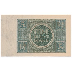 Niemcy - 5 bilionów marek 1924 - RZADKI