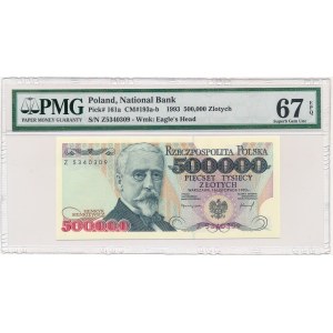 500.000 złotych 1993 -Z- PMG 67 EPQ
