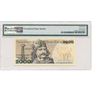 2.000 złotych 1979 -BN- PMG 67 EPQ - rzadsza, ostatnia seria