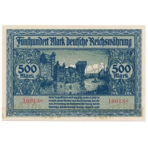Danzig 500 mark 1922 