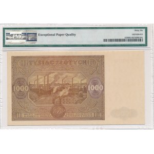 1000 złotych 1946 -P- PMG 66 EPQ - piękny