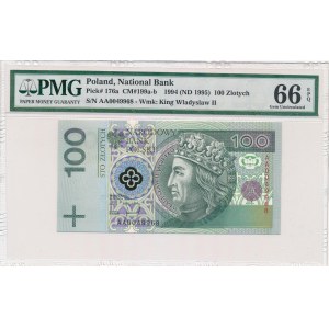 100 złotych 1994 -AA- PMG 66 EPQ