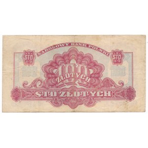 100 złotych 1944 ...owe -aA- b.rzadka odmiana