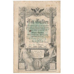 Austria 1 gulden 1866 