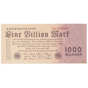 Niemcy - 1 bilion marek 1923 - 4R