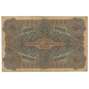 Niemcy Wschodnia Afryka - 5 rupii 1905