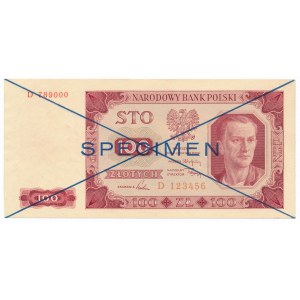 100 złotych 1948 SPECIMEN -D- 