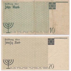 10 i 20 marek 1940 num.typ 1 bez znaku wodnego (2 szt.)