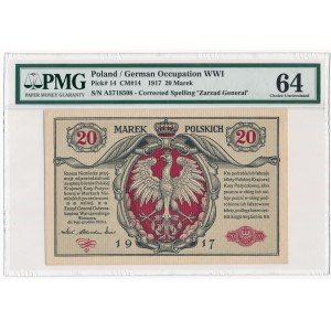 20 marek 1916 Generał - PMG 64 - WYŚMIENITY