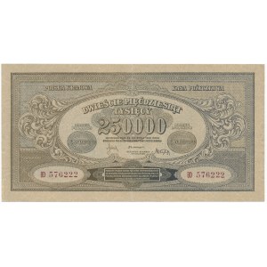 250.000 marek 1923 -BD- numeracja szeroka