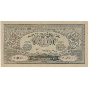 250.000 marek 1923 -BD- numeracja szeroka