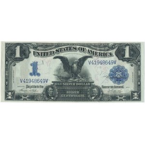 USA - $1 Dollar 1899 Silver Certificate Black Eagle Large Size - crisp and beautifull 