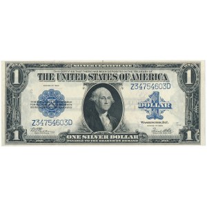 USA - 1 dolar 1923 SILVER CERTIFICATE - wyśmienity
